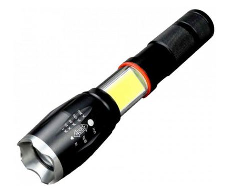 Žaromet KlaussTech, Lumina 180°, magnetna podlaga, 5 načinov, večnamenska, enostavna za uporabo, ergonomična, vodoodporna, črna.