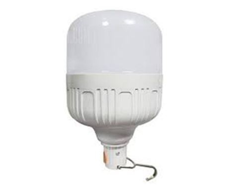 Bec Led Klausstech, Tip Portabil, Incarcare Electrica Si Solara, Baterie Litiu,carlig Din Otel Inoxidabil, Culoare Lumina Alb, M