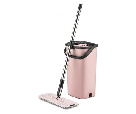 Mop KlaussTech, ravan, sklopiv, s kantom, ručka podesiva 100-130 cm.
