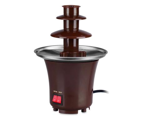 Fântână De Ciocolata Klausstech, Menținere La Cald A Ciocolatei, Ușor De Folosit, Metal Durabil, Plastic Rezistent, Buton On/off