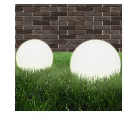 LED žarnice, 2 kosa, sferične, 30 cm, PMMA