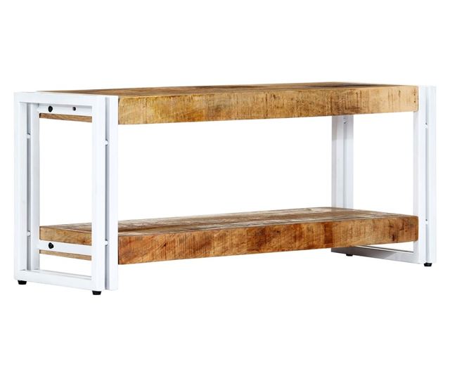 TV komoda, 90 x 30 x 40 cm, masivno drvo manga