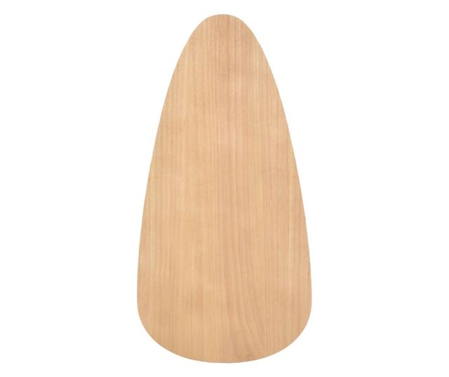 Set stolića za kavu, 2 komada, masivno drvo bora, smeđa