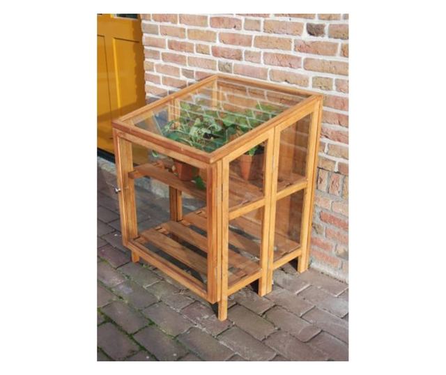 Esschert Design Rastlinjak, trda lesena, majhna, GT32