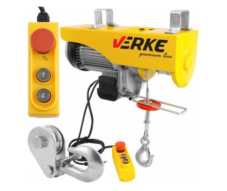 Електрическа лебедка, 500/1000 кг 1600W, V06053, Verke