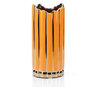 Vaza decorativa, spark orange, portocaliu, 27 cm 