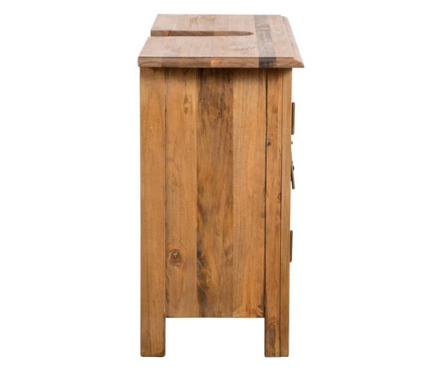 Σετ Επίπλων Μπάνιου από Μασίφ Ανακυκλωμένο Ξύλο Πεύκου