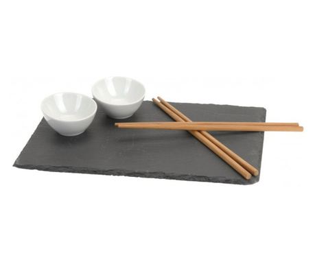 Amuse Sushi Tálalókészlet, Pala, 7 Részes