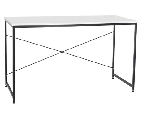 Pisarniška miza DTD, barva: črna, znamka: Mellora, dimenzije: 126 x 60 x 72 cm.