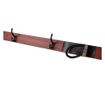 Piros fa és fekete fém fali akasztó 172x8x12 cm thumbnail 3