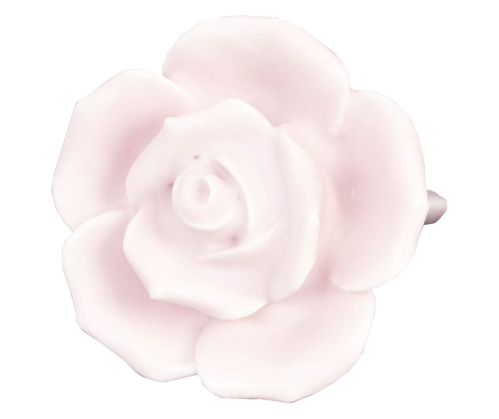 Set od 2 keramičke ručke za namještaj, rozi cvijet, Ø 5x3 cm - 2