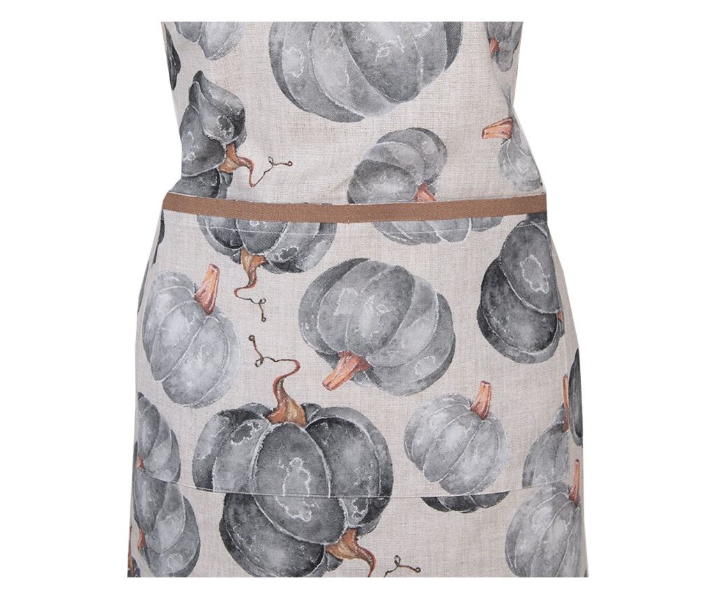 Višebojna pamučna kuhinjska pregača s motivom bundeve, 70x85 cm - 2