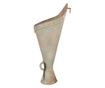 Vaza flori metal bej verde vintage 31x23x32 cm thumbnail 2