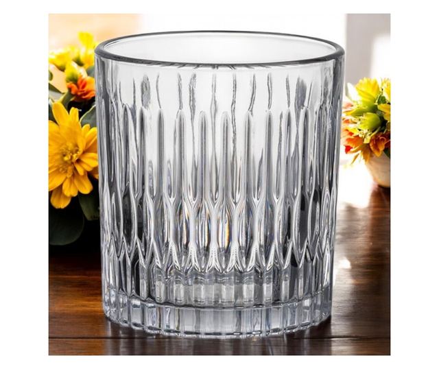 6 db Brina Whisky pohár, üveg, 315 ml