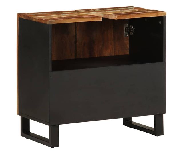 Ντουλάπι Νιπτήρα 62x33x58 εκ. από Ανακυκλωμένο Μασίφ Ξύλο & Σύνθετη Ξυλεία