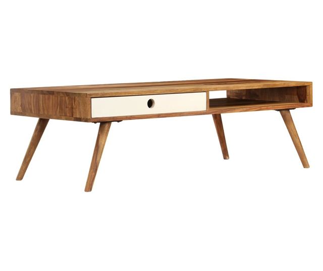 Stolić za kavu, 110 x 50 x 35 cm, masivno drvo sheeshama