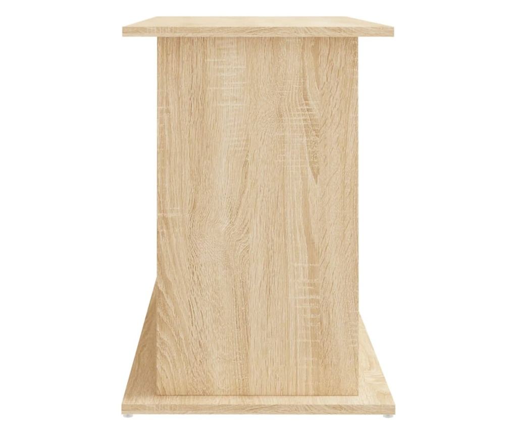 Поддръжка за аквариум, дъб сонома, 101x41x58 см, обработено дърво - 7