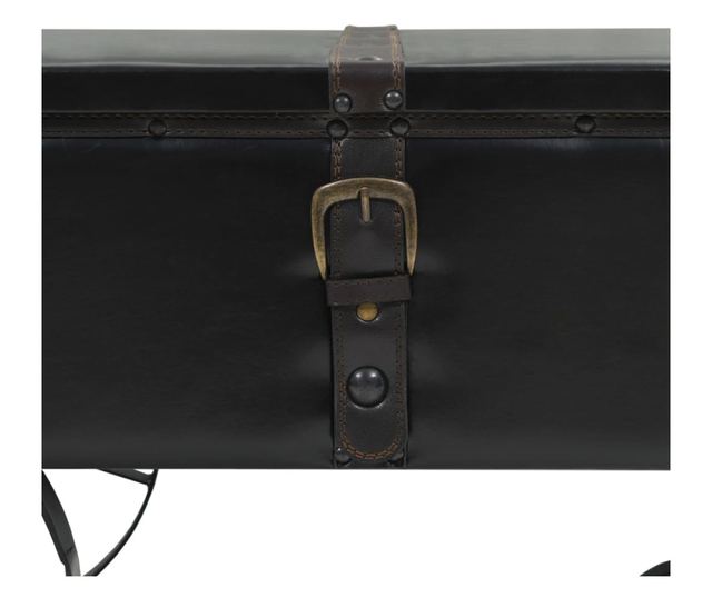 Stolić za kavu, 110 x 55 x 43 cm, MDF i drvo jele