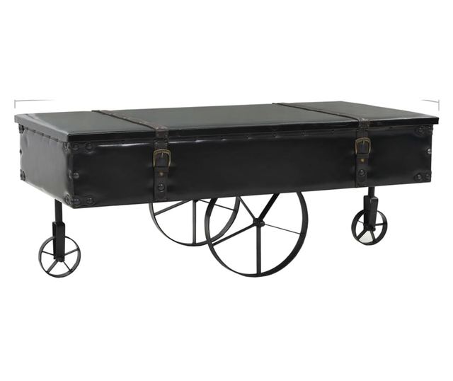 Stolić za kavu, 110 x 55 x 43 cm, MDF i drvo jele