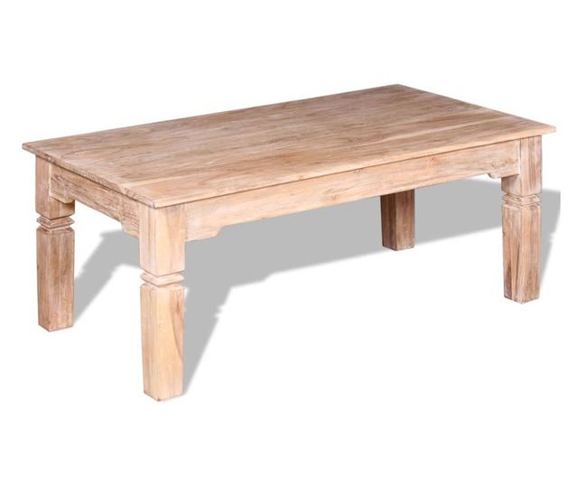 Stolik kawowy z drewna akacjowego 110 x 60 x 45 cm