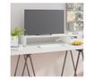 Stalak za TV/stakleni monitor, bijeli, 70x30x13 cm