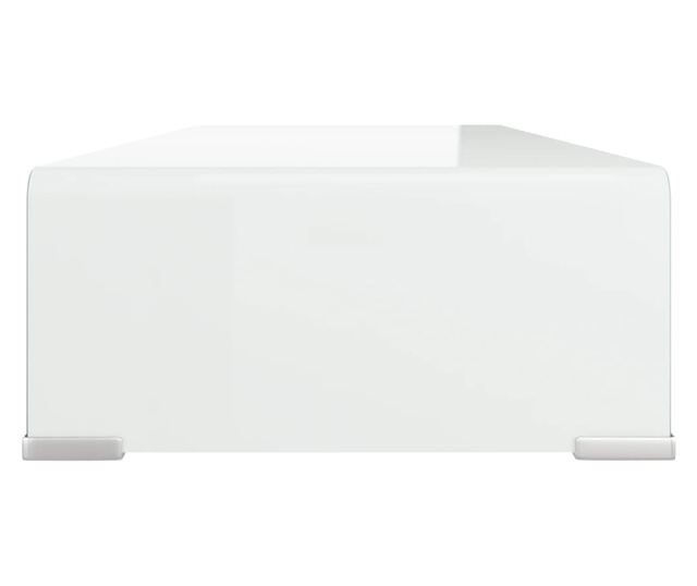 Stalak za TV/stakleni monitor, bijeli, 70x30x13 cm