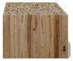 Stolić za kavu, prirodno tikovo drvo, 50 x 50 x 35 cm