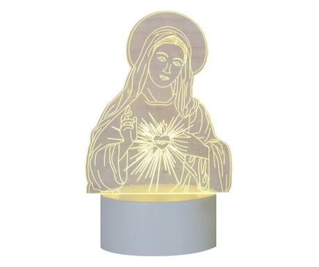 3D keresztény éjszakai fény, akril, USB tápellátású