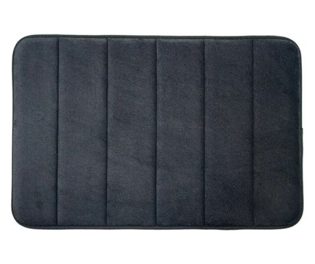 Covoras baie Feridras Memo, cu spuma cu memorie, 45x75cm, negru