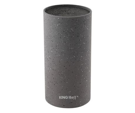 Поставка за ножове Kinghoff KH 1249, 11x22 см, Универсална, Сив мрамор