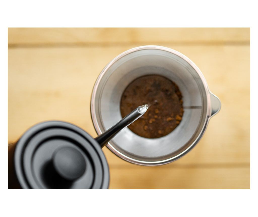Fierbator electric ECG Forza 5000 Pour over Nero, 1200 W, 0.8 litri, otel inoxidabil, negru mat - 14