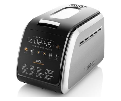 Хлебопекарна ETA Delicca II Max 7149 90040, 850W, 16 програми, капацитет 1,5 kg, неръждаема стомана