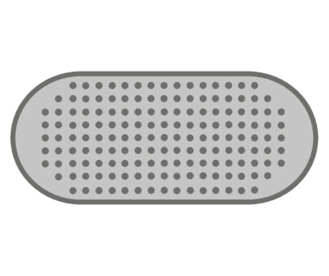 RIDDER Подложка за баня против хлъзгане "Action", сив