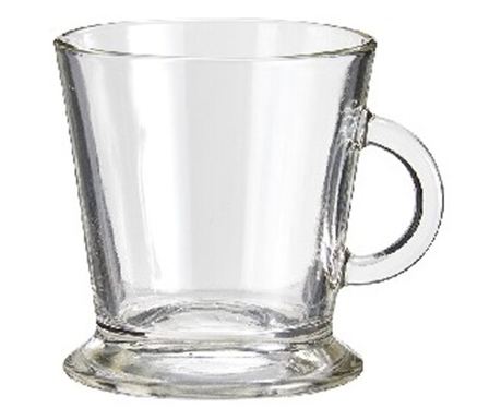 Σετ 6 ποτηριών Excellent Houseware, γυάλινα, 9x7 cm, 170 ml, διαφανή