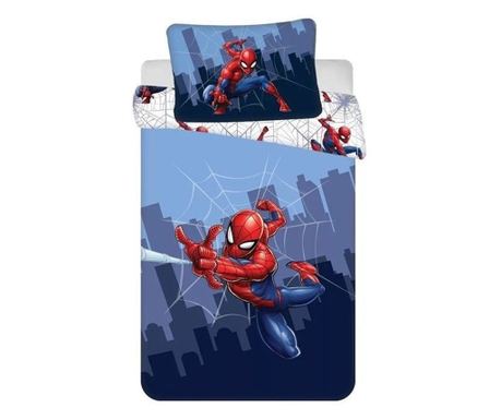 Pókember gyerek, ovis ágyneműhuzat és polár takaró szett (Spider Hero City)