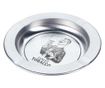 Set 4 scrumiere Excellent Houseware, metal, 14 cm, argintiu thumbnail 3