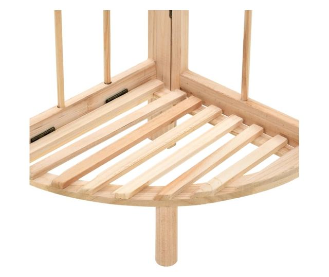 Colțar din lemn de cedru, 27 x 27 x 110 cm