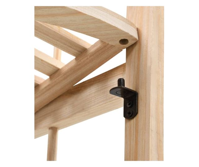 Colțar din lemn de cedru, 27 x 27 x 110 cm