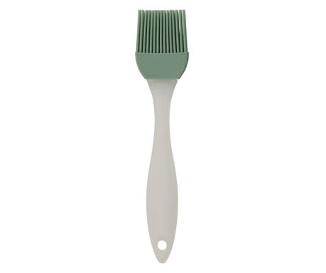 Excellent Houseware két darabos ecsetkészlet, szilikon/műanyag, 20/17 cm, zöld