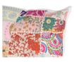 Set ukrasnih jastuka s patchwork uzorkom, 2 kom, crvena/bež, 45x45 cm, ručno izrađeno thumbnail 4