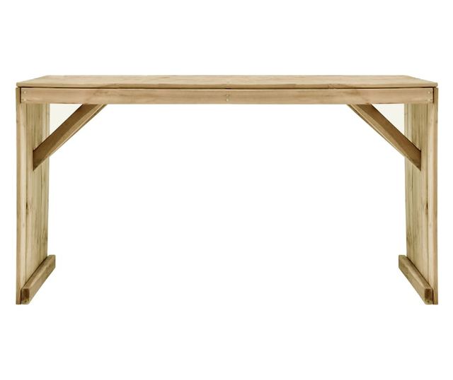 Vanjski set namještaja, 5 dijelova, tretirano borovo drvo