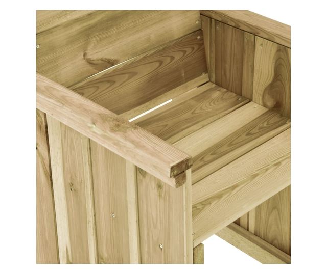 Vanjski set namještaja, 5 dijelova, tretirano borovo drvo