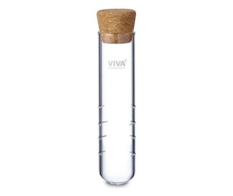 Filtru de ceai din sticlă INFUSION Viva Scandinavia V70200, 13,8 cm, cu dop de parafină, transparent.