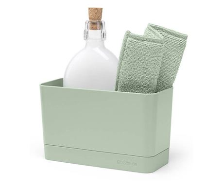 Органайзер за мивка Brabantia SinkSide 1005608, Нехлъзгащ се, Силикон, Светлозелен