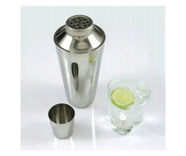 Kinghoff KH 1389 Set Cocktail, 4 piese, Pahar de măsurare, Clești, Oțel inoxidabil