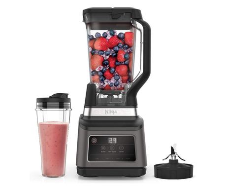 Блендер Ninja BN750EU, 1200W, 2.1L/700ML, Auto-iQ, Без BPA, Черен