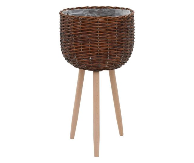 Žardinjera, 3 kom., pletena s PE oblogom