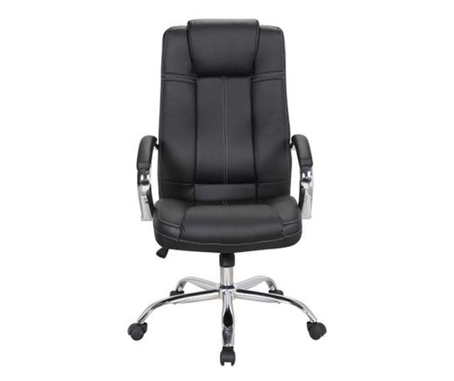 Upravljačka stolica GRACE, Crna, Ekološka koža