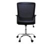 Ergonomska uredska stolica HEXI, mrežasta, crna