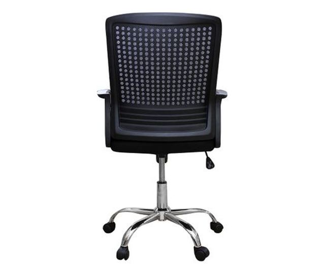 Ergonomska uredska stolica HEXI, mrežasta, crna